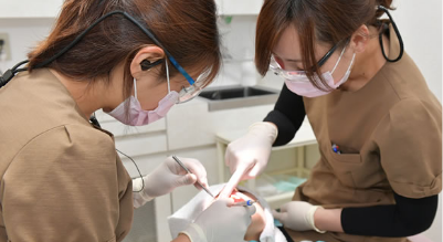 尊敬できる先輩がサポート